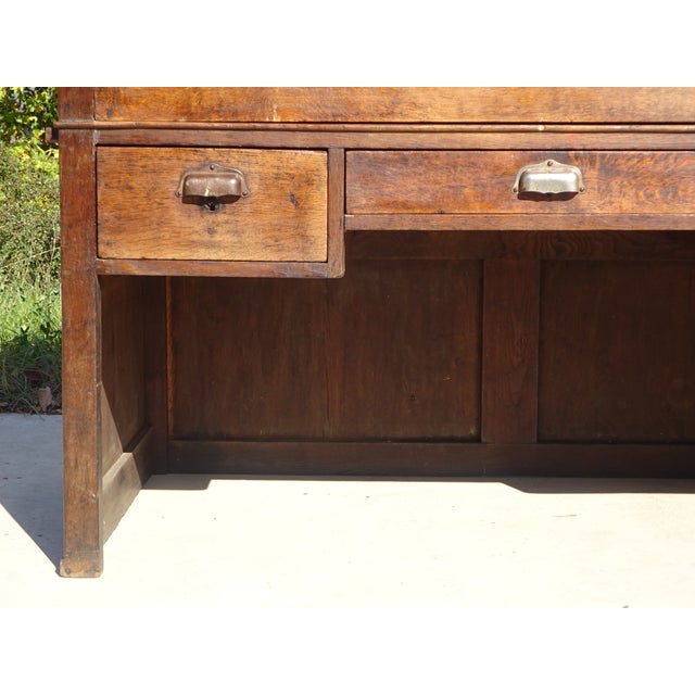 French Glove Makers Table in Oak For Sale - Image 10 of 18