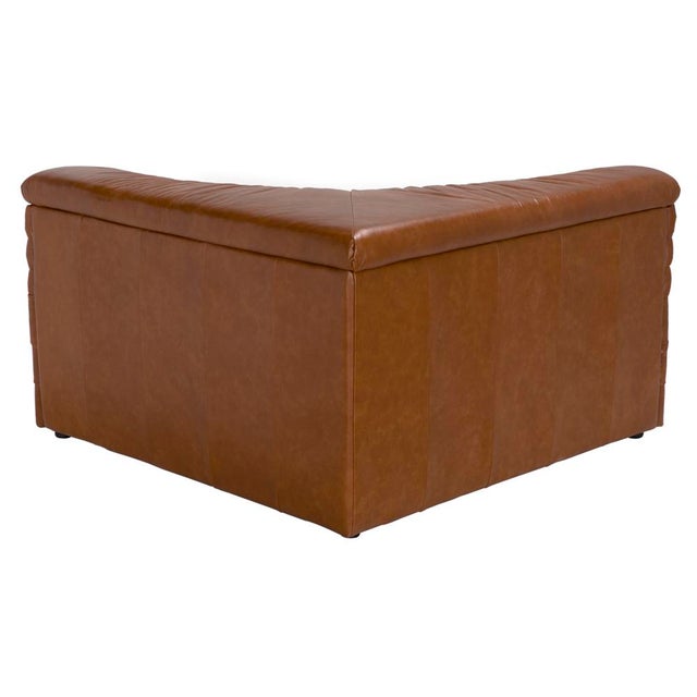 NOIR Bandera Modular Sofa, Sc, Roche Tan Leather For Sale In Los Angeles - Image 6 of 6