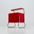 Wood Bauhaus Nightstand with Shelf in Red, 1970s For Sale - Image 7 of 11