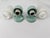 Glass Ceramic Aqua Blue Green Wall Lamp by Wilhelm Wagenfeld for Lindner, 1958 For Sale - Image 7 of 14
