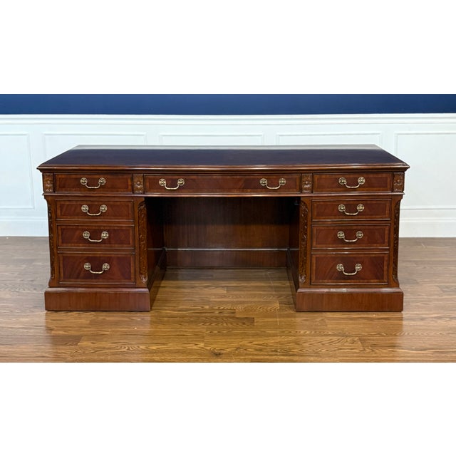 Traditional Traditional Mahogany Credenza by Leighton Hall - Showroom Sample For Sale - Image 3 of 10