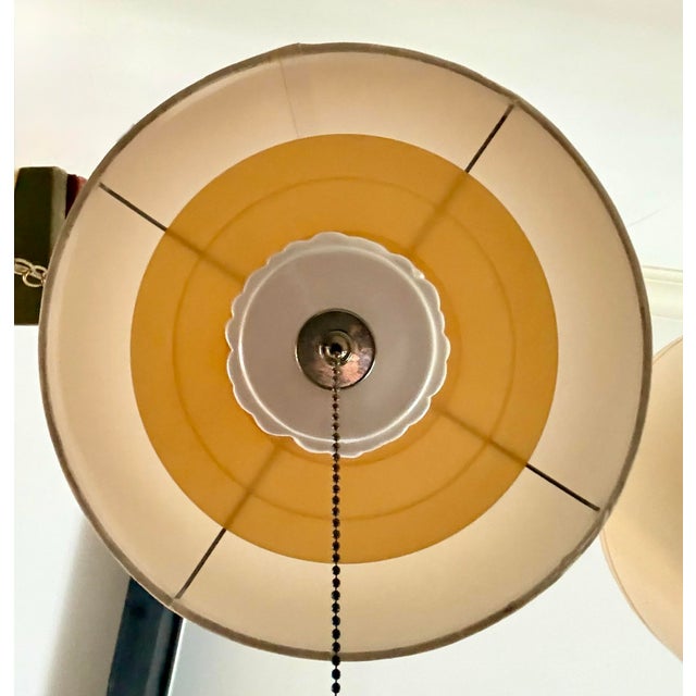 1970s Hollywood Regency Faux Bamboo Pendant Lighting - a Pair For Sale - Image 10 of 10