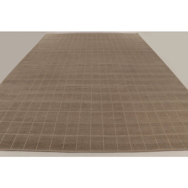 Hand-knotted in wool and mohair, this 14x20 contemporary oversized rug joins Rug & Kilim’s Modern collection, showcasing...