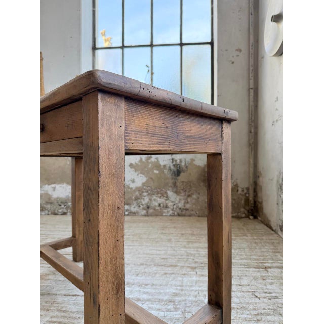 Oak Console Desk, 1950s For Sale - Image 6 of 18