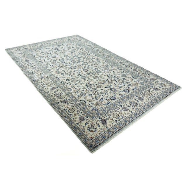 Hand-Knotted Kashan Cork and Wool Rug, 2000s For Sale - Image 3 of 13