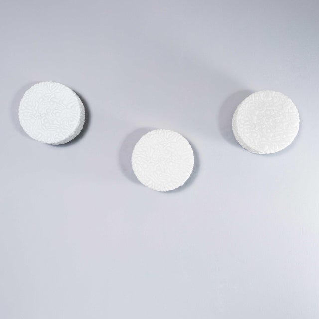 Vintage Czech Opaline Organic Wall Lamp, 1950s For Sale - Image 6 of 11