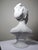 Bust of Louise Brongniard After Houdon in White Biscuit Porcelain, 1930s For Sale - Image 10 of 13