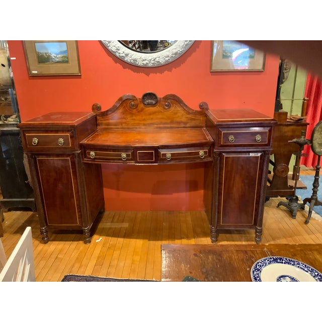 Brown Early 19th Century Classical American Empire Sideboard For Sale - Image 8 of 10