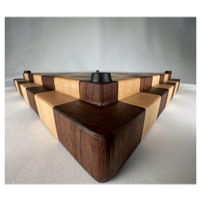 2020s Heritage Grid Charcuterie Board (End-Grain) For Sale - Image 5 of 10