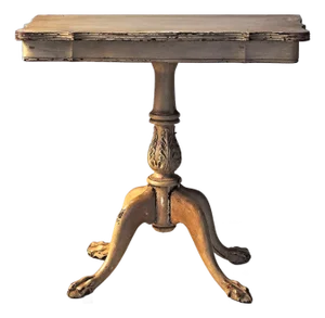 Pedestal Side Table Antique French Provincial Style