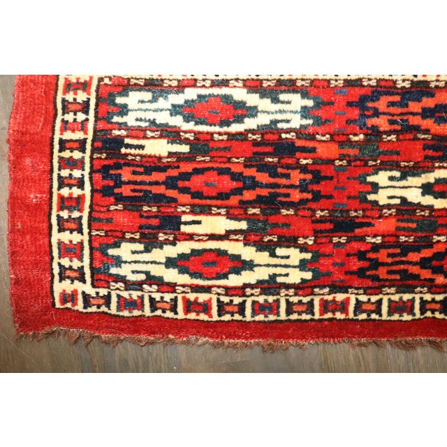a late 19th century Tekke small rug 10'' x 21''