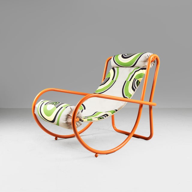 Set of Locus Solus Lounge Chair and Ottoman by Gae Aulenti for Poltronova, 1970s For Sale - Image 6 of 17