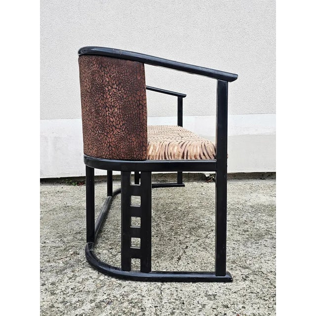 Josef Hoffmann Art Nouveau Beech Bentwood Sofa in style of Josef Hoffmann, 1920s For Sale - Image 4 of 11