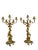 Rococo Gilt Bronze and Brass 5-Light Candelabras with Putti, Set of 2 For Sale - Image 9 of 10