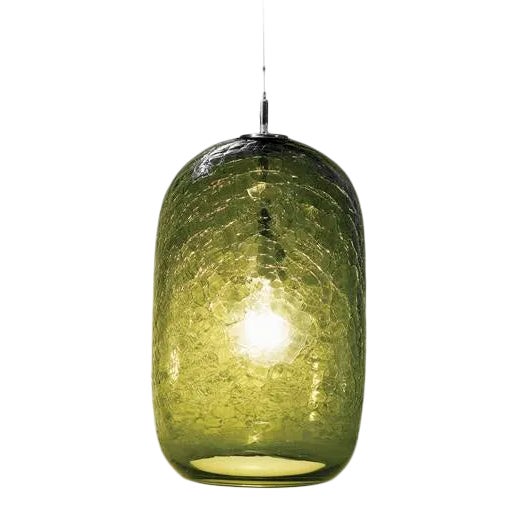 Cosmos Pendant Light from the Boa Lantern Collection in Moss For Sale