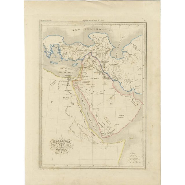 Antique Map of the Biblical Lands For Sale - Image 3 of 9