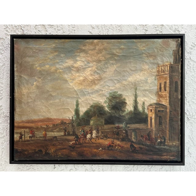 Antique European School Landscape For Sale - Image 10 of 11