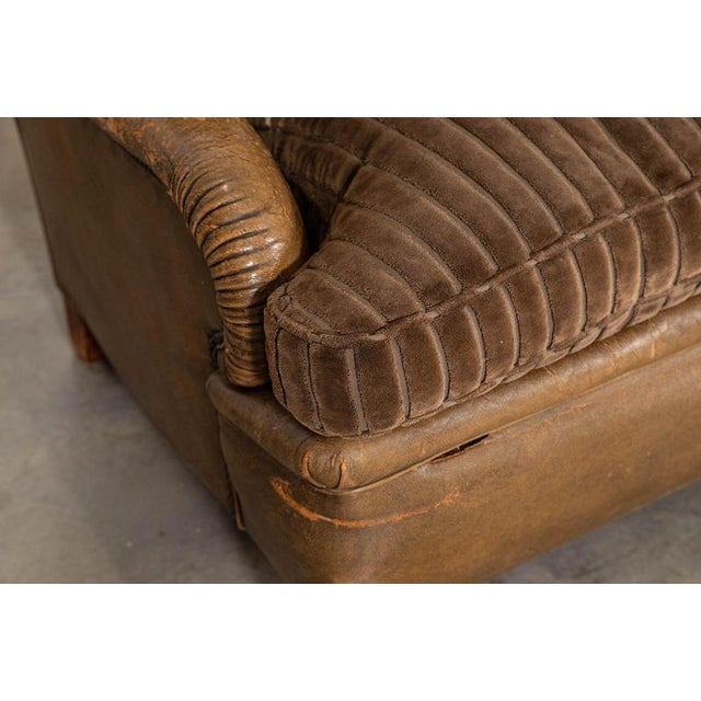 20th Century English Sprung Leather Armchairs, 1920, Set of 2 For Sale - Image 10 of 11