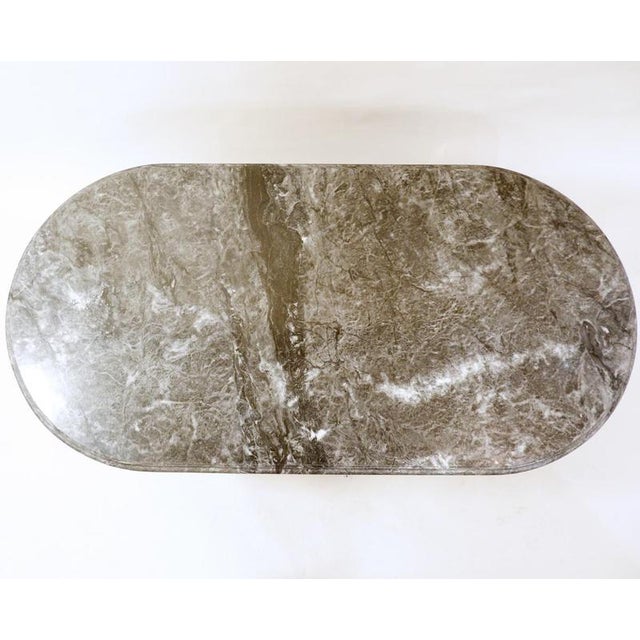 Grey Marble Coffee Table, 1960s For Sale - Image 4 of 15