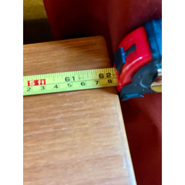 Mid Century Modern Teak Executive Desk For Sale In Houston - Image 6 of 7