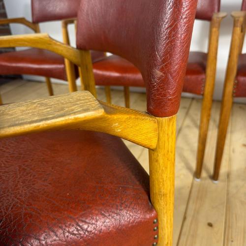 Vintage Teak Dining Chairs by Villy Schou Andersen, Set of 4 For Sale - Image 5 of 9