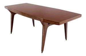 1950s Italian Modern Walnut Dining Table