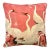 Crane Bird Design Decorative Pillow With Insert in Whimsical Style Chinoiserie Decor For Sale