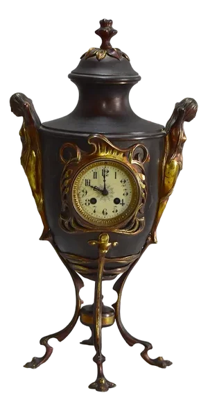 Art Nouveau Vase with Pendulum