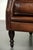 Chesterfield Armchair in Brown Cow Leather For Sale - Image 3 of 13
