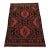 Vintage Baloch Rug 3'1'' X 4'8'' Black Wool Tribal Hand-Knotted Oriental Carpet For Sale