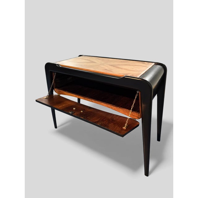 Italian Art Deco Ebonized Coffee Table, 1940s For Sale - Image 18 of 18