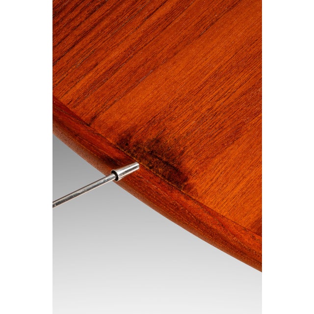 Danish Mid-Century Modern Extension Dining Table in Teak W/ Two Leaves by Skovby Møbelfabrik, Denmark, C. 1970s For Sale - Image 18 of 18
