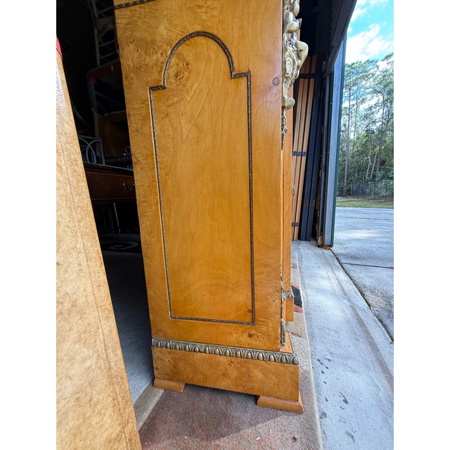 1970s Vintage French Empire Revival Style Sideboard Accent Cabinet For Sale - Image 15 of 18