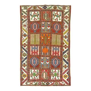 Zabihi Collection Vintage Persian Bakhtiari Carpet - 4'7" x 7'2" For Sale