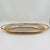 l'Objet Contemporary 24 Karat Gold & Nickel Plated Faux Bamboo Handled 24" Oval Platter Butler's Tray For Sale - Image 9 of 17