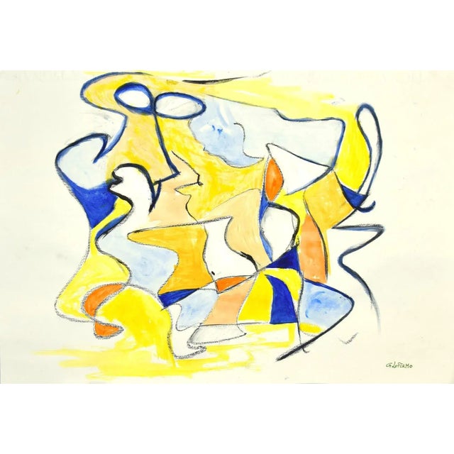 Geometrical Abstract Composition is an original contemporary artwork realized by the Italian artist Giorgio Lo Fermo...