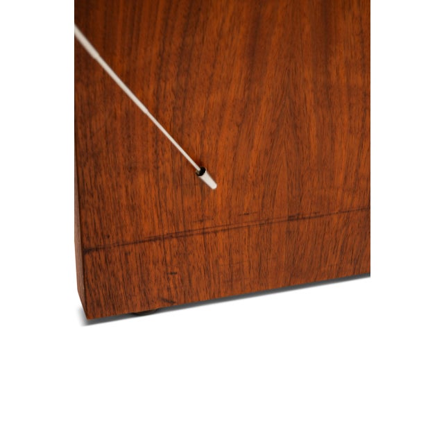Substantial Handmade Minimalist MCM Custom-Made Studio / Gallery Dining Table W/ Matching Benches Set in Walnut, Usa, C. 1980s For Sale - Image 10 of 17