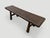 Andrianna Shamaris Impressive Hand Carved Espresso Stained Teak Wood Bench For Sale - Image 13 of 18