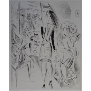 Mily Possoz, The Readers, Original Signed Engraving For Sale