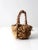Brown Vintage Twig & Moss Basket For Sale - Image 8 of 11