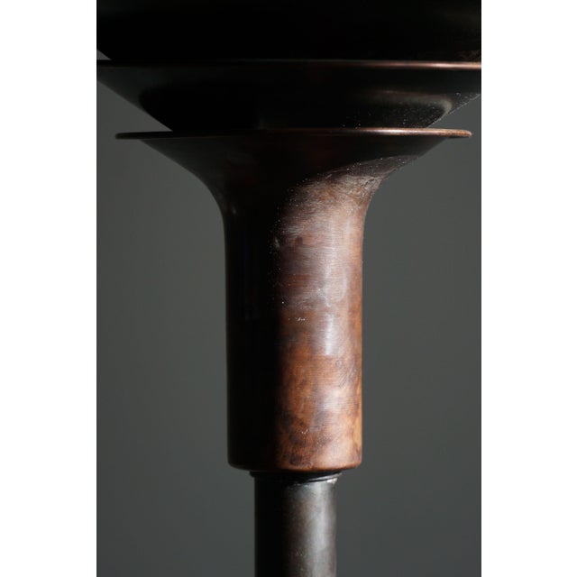 Art Deco Danish Model a-Lamp Uplight Floor Lamp attributed to Louis Poulsen,, 1930s For Sale - Image 15 of 18