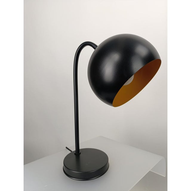 Andorra, Contemporary style Table Lamp, Steel, Coated Steel, Satin Brass, Gently brushed and lacquered brass, Black,...