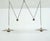 Mid-Century Modern Onos 55 Double Pull Pendant with Counter Weights in Nickel by Florian Schulz, 2010s For Sale - Image 3 of 14
