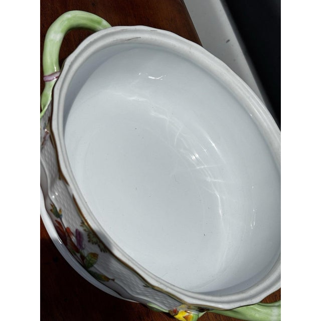 Herend Queen Victoria Porcelain Tureen For Sale - Image 6 of 9