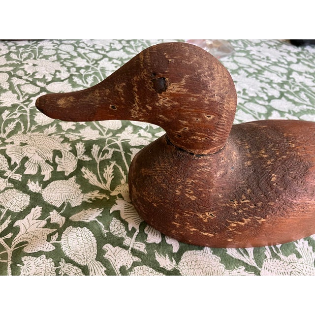 Vintage Wooden Duck Decoy For Sale - Image 4 of 4