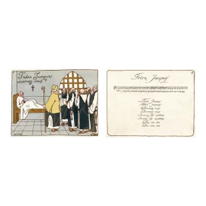1915, French Song Print by Guy Arnoux, Original Pochoir Print, France