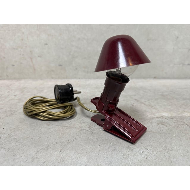 Vintage Bakelite Clamp Lamp, 1920s For Sale - Image 12 of 14