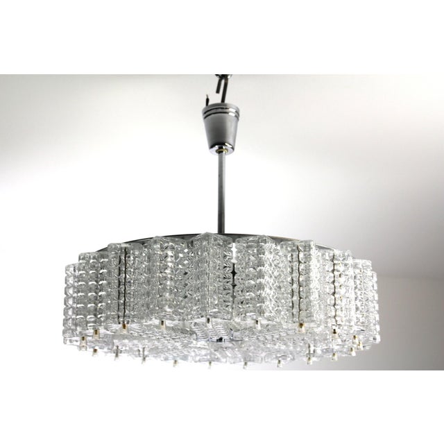 Mid-Century Modern Chandelier from Stölzle, 1960s For Sale - Image 3 of 14