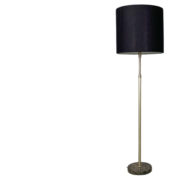 Mid-Century Modern Italian Adjustable Telescopic Floor Lamp with Marble Base, 1960s For Sale