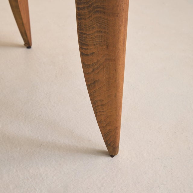Mid 20th Century French Art Deco Sycamore Maple Coffee Table by Maurice Jallot, 1940s For Sale - Image 5 of 9